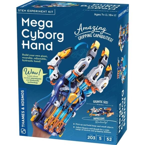 Kids Thames & Kosmos Mega Cyborg Hand STEM Experiment‎ Kit for Boys and Girls - Picture 1 of 6